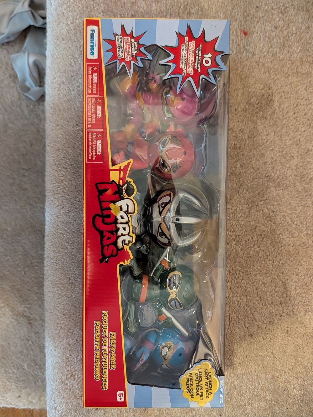 Fart Ninjas 6-Figure Action Set NWT